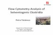 Flow Cytometry Analysis of Solventogenic Clostridia · Flow Cytometry Analysis of Solventogenic ... performed thanks to financial support of the project ... Flow Cytometry Analysis