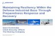 Maintaining Resiliency Within the Defense Industrial … © 2009 Boeing. All rights reserved. Physical Security & Information Security Relationship Promotes Collaboration