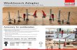 Workbench Adapter - Bessey® Tools North America€¦ · Workbench adapter, ... clamping elements in conjunction with one of the workbench adapters on a workbench. ... Clamps adaptable
