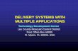 DELIVERY SYSTEMS WITH MULTIPLE … SYSTEMS WITH MULTIPLE APPLICATIONS. ... Coating / Coating Complex (Fatty Alcohols, ... Chlorinated Paraffins. Waxes.