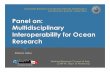 Panel on - IEEEsites.ieee.org/oceanrcn/files/2017/02/Nativi_Multidisciplinary... · Panel on: Multidisciplinary ... 2 BOF Groups ! GEOSS (Global ... RDA, GEO, ODIP, COOPEUS and Regional