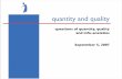 quantity and quality - University of California, Berkeleycourses.ischool.berkeley.edu/i218/f07/PD_QofI07_Quantity.pdf · 1851-1900: 12 4 concerning books ... unequalled both for quantity