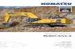 Hydraulic Excavator PC800-8/LC-8 - Komatsu · 2 Walk-Around The Komatsu Dash 8 crawler excavators set new worldwide standards for quarry & mining equipment. Operator safety and comfort