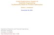 Linear Programming: Chapter 23 Structural Optimizationrvdb/542/lectures/lec17.pdf · Linear Programming: Chapter 23 Quadratic Programming The Markowitz Model for Portfolio OptimizationRobert