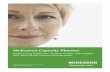 McKesson Capacity Planner€¦ · McKesson Capacity Planner informs the ANSOS One-Staff™ Rostering Solution for ... staff and funders. McKesson Capacity Planner’s ability to predict