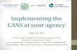 Implementing the CANS at your agency - Vermontifs.vermont.gov/sites/ifs/files/Final-How to Implement...Implementing the CANS at your agency August 29, 2017 Alison Krompf, Northwest