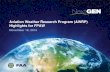 Aviation Weather Research Program (AWRP) … Aviation Administration Aviation Weather Research Program (AWRP) Highlights for FPAW November 19, 2015