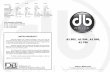 A1 Manual cover - DB Drivedbdrive.net/wp-content/uploads/2013/09/a1-amplifier-manual.pdf · A1 502 , A1 504 , A1 500, A1 750 Due to continuous improvement of the product the Specifications