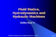 Fluid Statics, Hydrodynamics and Hydraulic Machines · Fluid Statics, Hydrodynamics and Hydraulic Machines ... Fluid pressure, ... Fluids Statics, Hydrodynamics and Hydraulic Machines;