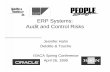 ERP Systems: Audit and Control Risks - Blognya Handoko · Jennifer Hahn Deloitte & Touche ISACA Spring Conference April 26, 1999 ERP Systems: Audit and Control Risks