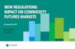 NEW REGULATIONS: IMPACT ON COMMODITY FUTURES … · impact on commodity futures markets ... index® and s&p world ... nitrogen fertiliser solution uan 56 36