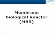 Membrane Biological Reactor (MBR) - culligan.com.ar · Membrane Biological Reactor (MBR) Biological Process where the clarifier is replaced by a membrane. What is an MBR