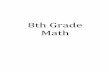 8th Grade Math - Richland Parish School Boardrichland.k12.la.us/documents/common core standards/cc/8th... · This section describes the overall design of the LEAP Mathematics test