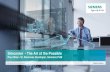 Simcenter - The Art of the Possible - Siemens PLM …€¦ · Simcenter - The Art of the Possible ... Big Data Analytics Composites design ... Multi-physics data acquisition on real-life