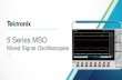 5 Series MSO - eewebinar.co.kr · Sine, Square, Pulse, Ramp ... • Installation and safety manual (translated in ... • Calibration certificate documenting traceability to National