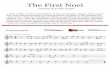 The First Noel - Piano-Accompaniments.com First Noel in E... · The First Noel version in E flat major I have written out five transcriptions of this carol/song’s melody, which
