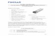 Product Specification - Finisar · FTLF8524P2xNy Pluggable SFP Product Specification Finisar Corporation August 2015 Rev.K Page 3 . II. Absolute Maximum Ratings . Parameter Symbol
