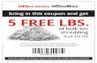 bring in this coupon and get 5 FREE LBS. - Office Depot · bring in this coupon and get Valid in-store only. Cannot be combined with any other oﬀer. Limit 1 coupon per household/business.