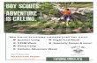 BOY SCOUTS: ADVENTURE IS CALLING.stlbsa.org/wp-content/uploads/2014/09/2015-Boy-camp-flyer.pdf · BOY SCOUTS: ADVENTURE IS CALLING. We have summer camps just for you! n Summer Camp