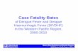 Case Fatality Rates - WHO Western Pacific Region€¦ ·  · 2012-05-14Case Fatality Rates of Dengue Fever and Dengue Haemorrhagic Fever (DF/DHF) in the Western Pacific Region, 2000-2010.