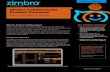 Zimbra Collaboration · What Is Zimbra Collaboration? ... Zimbra includes out-of-the-box integration for Cisco and Mitel, with support for other unified communications solutions through