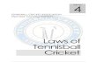 TENNISBALL CRICKET ASSOCIATION Member …tennisballcricket.com/download?filename=/BayAreaDocuments... · TENNISBALL CRICKET ASSOCIATION Member Communications Laws of Tennisball ...