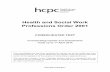 Health and Social Work Professions Order 2001 - HCPChpc-uk.org/Assets/documents/10003BB0HCPC-CONSOLIDATEDHSWP… · Health and Social Work Professions Order 2001 ... England who in