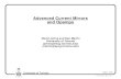 Advanced Current Mirrors and Opamps - University of …roman/teaching/530/2004/hando… ·  · 2004-03-09Advanced Current Mirrors and Opamps ... • Used to increase signal swing