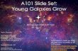 A101 Slide Set: Young Galaxies Grow - « Astronomical … Big Picture 4 Visible Light Image (SDSS)Ultraviolet Image (GALEX) Hot young stars Spiral galaxies form from a spinning disk