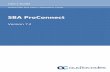 SBA ProConnect User's Guide Ver. 7 - AudioCodes 7.2 3 SBA ProConnect User's Guide Contents Table of Contents 1 Introduction 7 2 Before Installing SBA ProConnect 9
