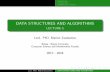 DATA STRUCTURES AND ALGORITHMS - cs.ubbcluj.romarianzsu/DSA/Lectures/Lecture05.pdf · In this way, we can create multiple SSLLs with di erent relations. subalgorithm init (ssll, rel)