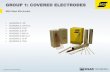 GROUP 1: COVERED ELECTRODES - Victor …training.victortechnologies.com/tools/ESAB101/EsabFiller...CONFIDENTIAL AND PROPRIETARY GROUP 1: COVERED ELECTRODES Mild Steel Electrodes —SUREWELD