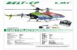 Belt CP V2 Manual - RunRyder · Prohibition Do not touch any parts of helicopter when the main blades on rotating. ... Remove the canopy and slide the Use Double Faced Adhesive Tape