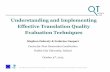 Understanding and Implementing Effective Translation ... GALA Webinar 3.pdf · • It was never released as a standard, ... • For further information, see “ATA’s Framework for
