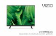 USER MANUAL - Vizio · USER MANUAL VIZIO. Table Of Contents ii ... visit our website at  or call toll free at (877) 698-4946. ... Misuse may result in electric shock or fire.