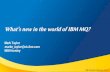 What’s new in the world of IBM MQ?€¦ · What’s new in the world of IBM MQ? ... Performance and capacity Support for JMS 2.0 AMS for IBM i & ... AMS CPU Comparison AMS Off