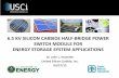 6.5 KV SILICON CARBIDE HALF-BRIDGE POWER … · 6.5 kv silicon carbide half-bridge power switch module for energy storage system applications ... si igbt stack . kv >>6.5 kv