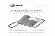 AT&T Small Business System Speakerphone with …cdn-media-att.vtp-media.com/ecp/documents/product_Product/208/User...AT&T Small Business System Speakerphone with Intercom and Caller