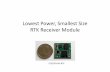 Lowest Power, Smallest Size RTK Receiver Modulenavspark.mybigcommerce.com/content/SkyTraqRTKRec… ·  · 2015-11-09• BDS is not defined in RTCM 3.x spec yet. Each company has