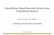 ClosedFlow: OpenFlow-like Control over … OpenFlow-like Control over Proprietary Devices ... (Cisco, Juniper, etc.) Or ... OpenFlow Extensions 13 Cisco EEM