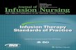 Infusion Therapy Standards of Practice - GAVeCeLTgavecelt.it/nuovo/sites/default/files/uploads/INS Standards of... · The Art and Science of Infusion Nursing Infusion Therapy Standards