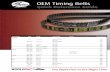 OEM Timing Belts - WORLDPAC - The Right Part at the Right ...€¦ · Belt T221 OEM Timing Belts Quick Reference Guide. MAKE/MODEL YEAR ENGINE APPLICATION NOTES GATES PART NO. Acura