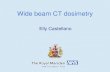 Wide beam CT dosimetry - Linköping University€¢ wide-beam CT: the end of the road ... • better estimates of patient dose –AAPM report 204 • effective dose calculations ...