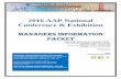 2016 AAP National Conference & Exhibitionaapexperience.org/wp-content/uploads/AAP-Managers-Packet-2016.pdf2016 AAP National Conference & Exhibition MANAGERS INFORMATION PACKET Planning