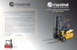 maximal - Material Handling Equipment | Anchorage, AK · maximal North America M ... Battery is equipped with aqua fill system for easy and safe battery maintenance. ... Tread width