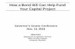 How a Bond Bill Can Help Fund Your Capital Projectgrants.maryland.gov/Conference 2016/Bond Bill presentation by Matt... · Department of Legislative Services Office of Policy Analysis