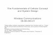 The Fundamentals of Cellular Concept and System Design …web2.uwindsor.ca/courses/engineering/ktepe/uwireless/Fundamentals... · Table 3.4 Capacity of an Erlang B System = 0.001