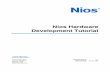 Nios Hardware Development Tutorial - La Sierra Universityfaculty.lasierra.edu/~ehwang/digitaldesign/public/documents/Nios/... · July 2003 Reflects new directory structure for SOPC