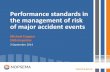 Presentation - Performance standards in the management … · Performance standards in the management of risk ... RBI – Risk Based ... Presentation - Performance standards in the
