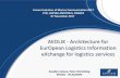 AEOLIX - Architecture for EurOpean Logistics Information ...€¦ · EurOpean Logistics Information eXchange for logistics ... Data ownership, sharing, access to data, re-use of data